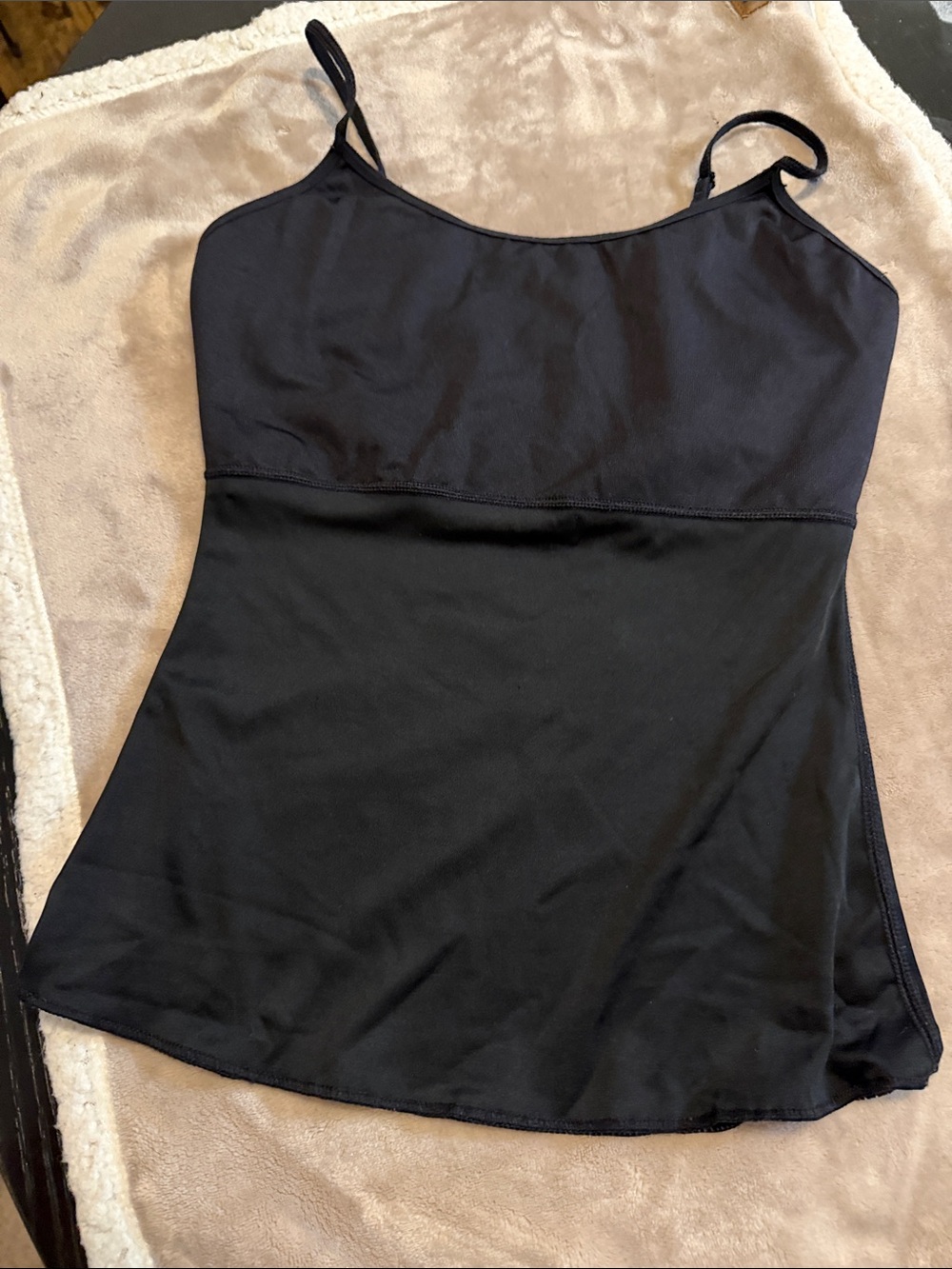 Classic Black Women's Camisole with Adjustable Straps